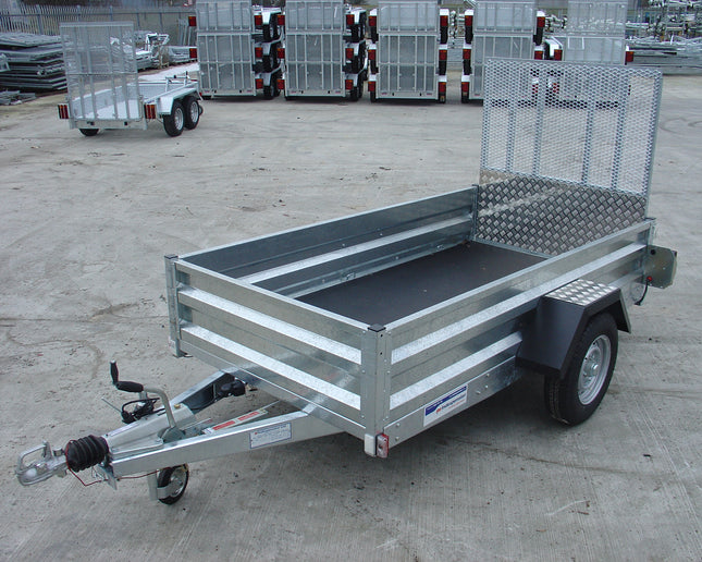 Indespension Braked 8' X 4' Single Axle Trailer