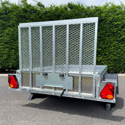 Indespension Unbraked 6'6" X 4' Ramptail Single Axle Trailer