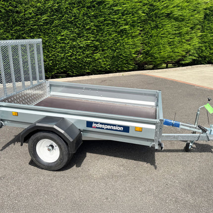 Indespension Unbraked 6'6" X 4' Ramptail Single Axle Trailer