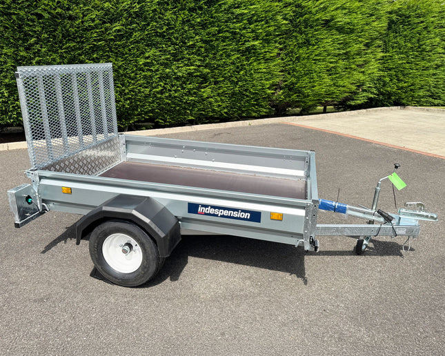 Indespension Unbraked 6'6" X 4' Ramptail Single Axle Trailer