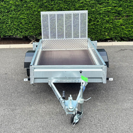 Indespension Unbraked 6'6" X 4' Ramptail Single Axle Trailer