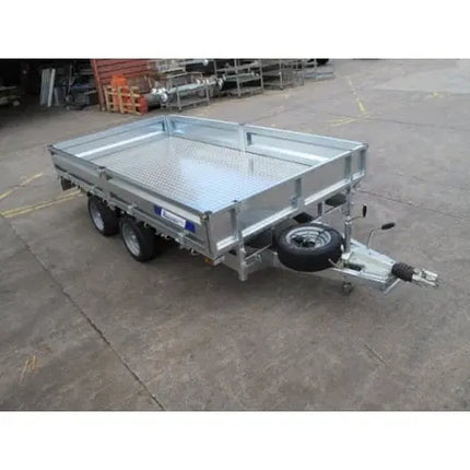 Indespension Braked 14' x 6'6" Twin Axle Flatbed Trailer