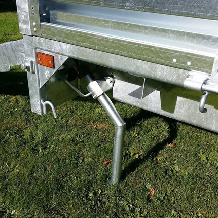 Indespension Braked 16' x 6'6" Triple Axle Flatbed Trailer