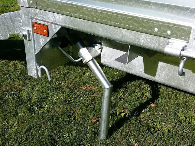 Indespension Braked 16' x 6'6" Triple Axle Flatbed Trailer