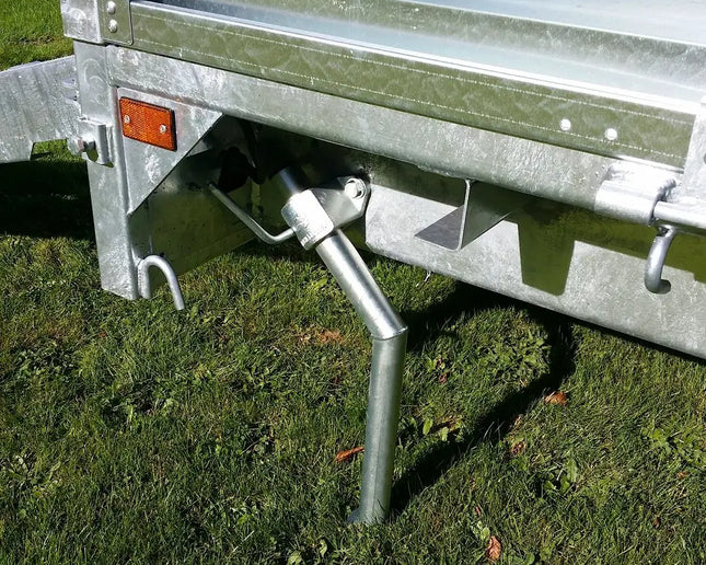 Indespension Braked 16' x 6'6" Triple Axle Flatbed Trailer