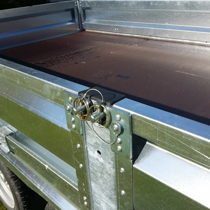 Indespension Braked 16' x 6'6" Triple Axle Flatbed Trailer