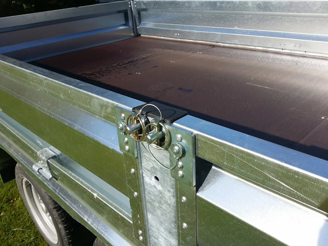 Indespension Braked 16' x 6'6" Triple Axle Flatbed Trailer