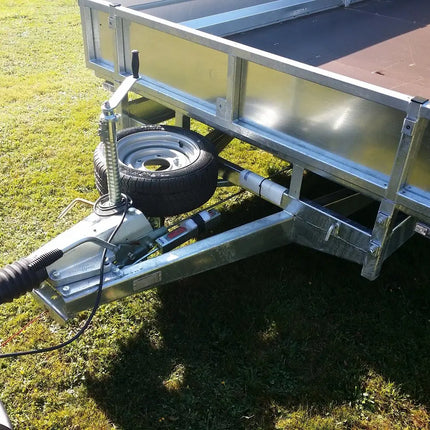 Indespension Braked 16' x 6'6" Triple Axle Flatbed Trailer