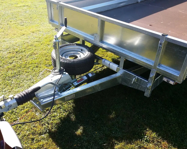 Indespension Braked 16' x 6'6" Triple Axle Flatbed Trailer