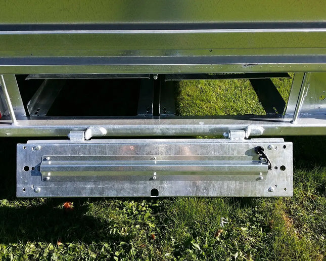 Indespension Braked 16' x 6'6" Triple Axle Flatbed Trailer