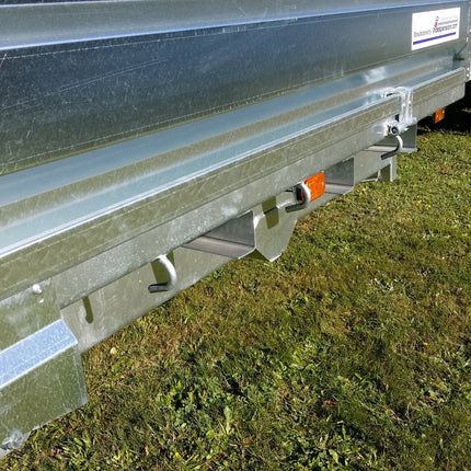 Indespension Braked 16' x 6'6" Triple Axle Flatbed Trailer