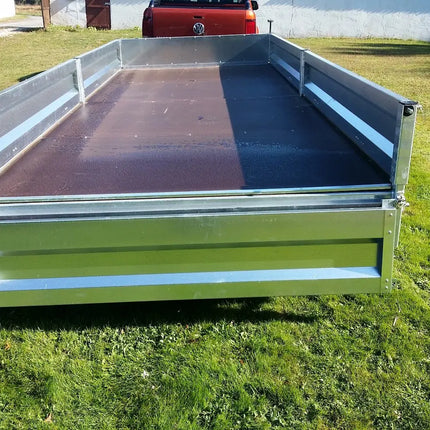 Indespension Braked 16' x 6'6" Triple Axle Flatbed Trailer