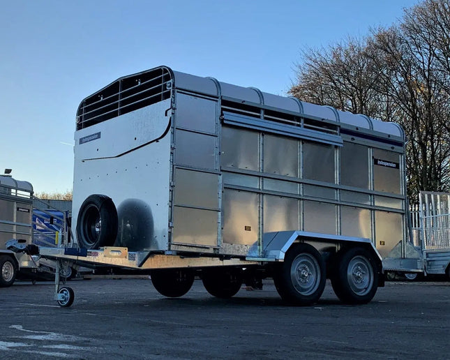Indespension Twin Axle 12' x 6' x 6'H Livestock Trailer