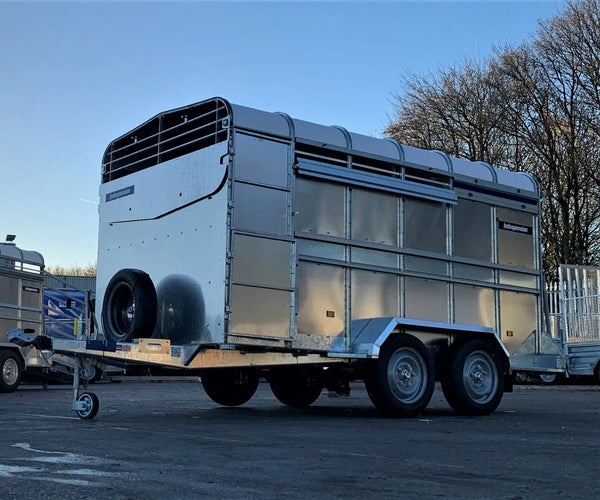 Indespension Twin Axle 12' x 6' x 6'H Livestock Trailer