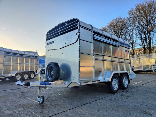 Indespension Twin Axle 12' x 6' x 6'H Livestock Trailer w/ optional Sheep Spec