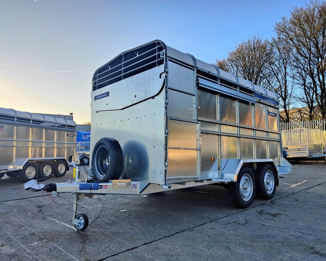 Indespension Twin Axle 12' x 6' x 6'H Livestock Trailer w/ optional Sheep Spec