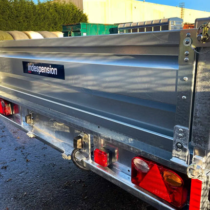 Indespension Braked 10' x 6'6" Twin Axle Flatbed Trailer