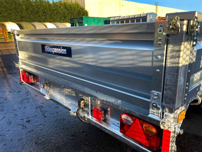 Indespension Braked 10' x 6'6" Twin Axle Flatbed Trailer