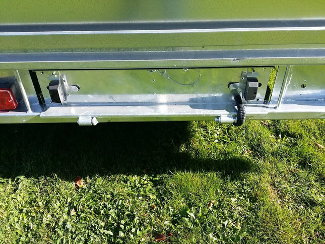 Indespension Braked 16' x 6'6" Triple Axle Flatbed Trailer