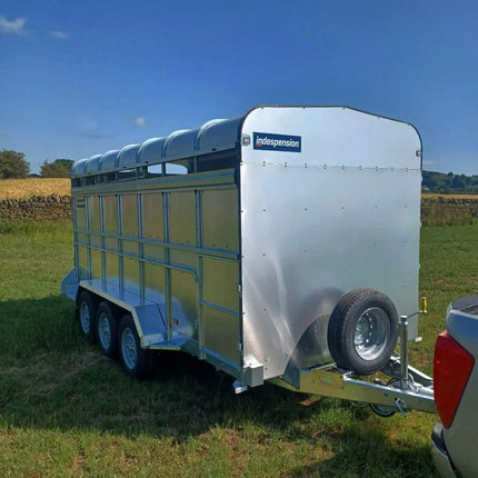 Indespension Triple Axle 14' x 6' x 6'H Livestock Trailer