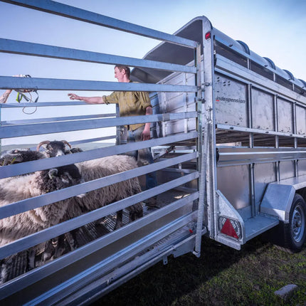 Indespension Triple Axle 14' x 6' x 6'H Livestock Trailer