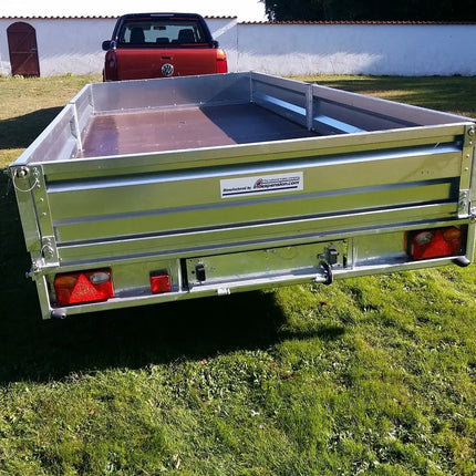 Indespension Braked 16' x 6'6" Triple Axle Flatbed Trailer