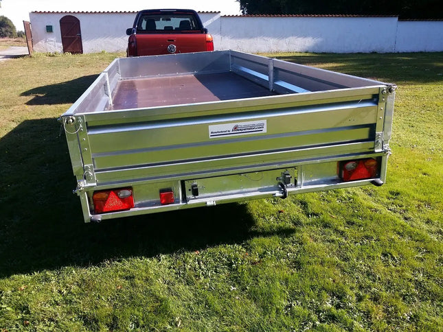 Indespension Braked 16' x 6'6" Triple Axle Flatbed Trailer