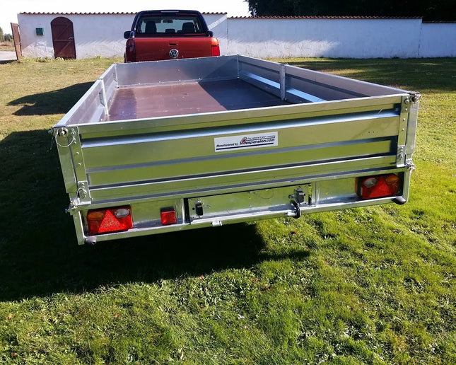 Indespension Braked 16' x 6'6" Triple Axle Flatbed Trailer